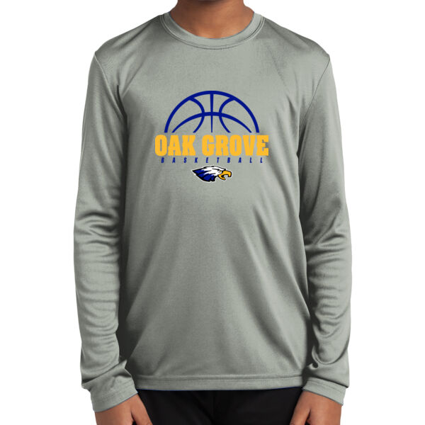 Oak Grove Boys Basketball Youth Long Sleeve PosiCharge ® Competitor Tee Sele Thumbnail