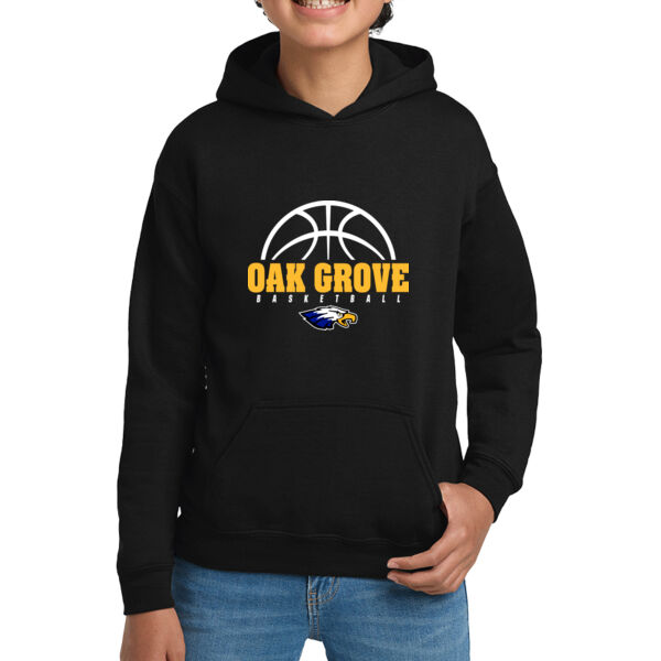 Oak Grove Boys Basketball Youth Heavy Blend Hooded Sweatshirt Thumbnail