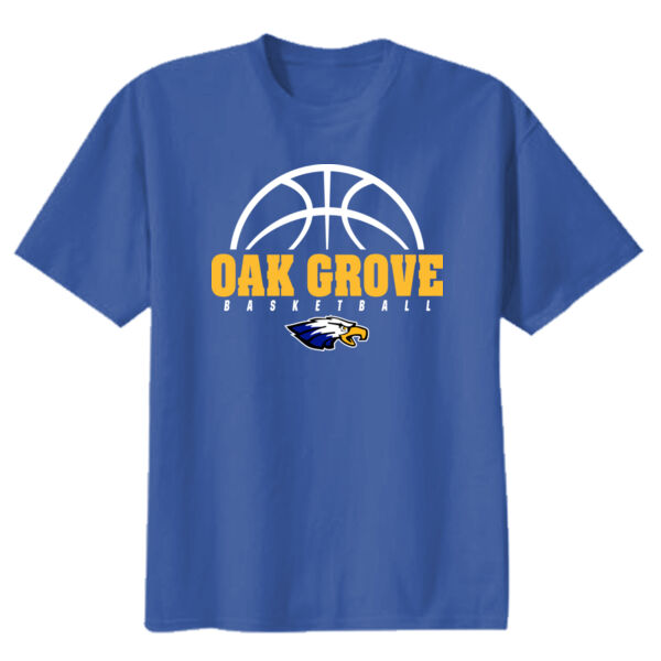 Oak Grove Boys Basketball Youth Heavy Cotton 100% Cotton T Shirt Thumbnail