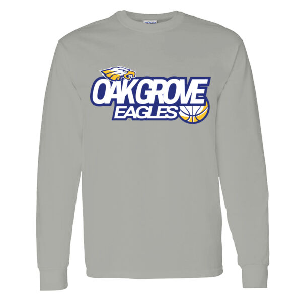Oak Grove Boys Basketball Heavy Cotton 100% Cotton Long Sleeve T Shirt Thumbnail