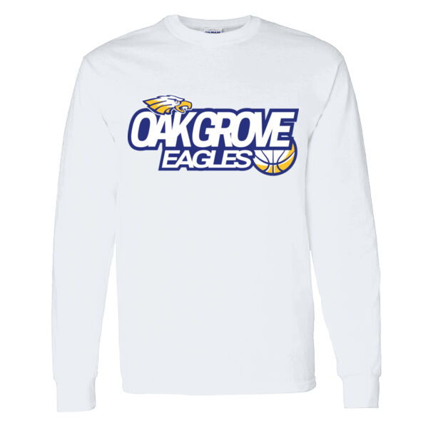 Oak Grove Boys Basketball Heavy Cotton 100% Cotton Long Sleeve T Shirt Thumbnail