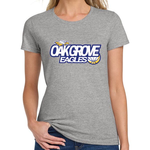 Oak Grove Boys Basketball Ladies Heavy Cotton 100% Cotton T Shirt Thumbnail