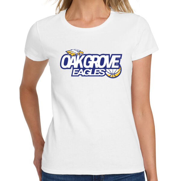 Oak Grove Boys Basketball Ladies Heavy Cotton 100% Cotton T Shirt Thumbnail
